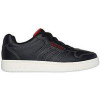 Skechers Junior Boys Quick Street Trainer - Black