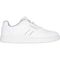Skechers Junior Boys Quick Street Trainer - White