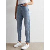 New Look Pale Blue High Waist Tori Mom Jeans - Light Blue