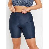 Yours Curve Active Navy Swim Short