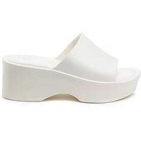 Rocket Dog Petal Eva Wedged Sliders - Off White