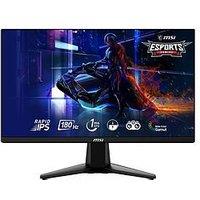 Msi G255F 24.5 Inch, Full Hd, 180Hz, Rapid Ips, 1Ms, Adaptive Sync Flat Gaming Monitor