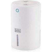 Black & Decker 900Ml Portable Mini Dehumidifier, Removable Water Tank, White, Bxeh60001Gb