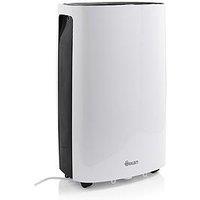 Swan Sh16810N 20 Litre Dehumidifier With Led Display, Auto Shut Off, 24 Hour Timer, White