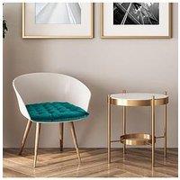 Very Home Velvet Seat Pad Pair