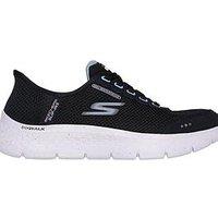 Skechers Go Walk Clear Creek Waterproof Slip-Ins Trainer - Black