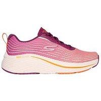 Skechers Athletic Ombre Mesh Lace Up Trainers - Dark Pink