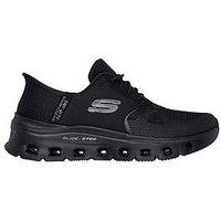 Skechers Hotmelt Overlay Mesh Bungee Slip-Ins W/ Air-Cooled Mf - Black