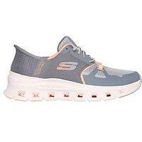 Skechers Hotmelt Overlay Mesh Bungee Slip-Ins W/ Air-Cooled Mf - Grey