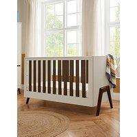 Tutti Bambini Fuori Cot Bed - White Sand/Walnut