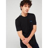 Boss Taddy Regular Fit Trim Collar T-Shirt - Black