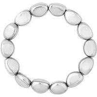 Jon Richard Silver Plate Polsihed Nugget Bracelet