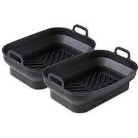 Tower Rectangular Air Fryer Trays &Ndash; Set Of 2