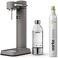 Aarke Carbonator 3 Matte Grey & Sparkling Water Maker & Co2 Gas Cylinder