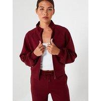 V By Very Zip Through Tracksuit Top - Red