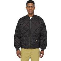 Dickies Mens Diamond Quilted Nylon Jacket - Black