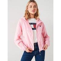 Tommy Jeans Lightweight Windbreaker Jacket - Pink