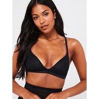 Dorina Marble Non Padded Triangle Bra - Black