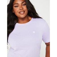 Calvin Klein Jeans Plus Size Embroidered Logo T-Shirt - Purple