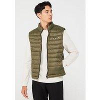 Boss Calano Lightweight Padded Gilet - Khaki