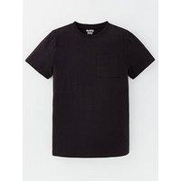 Everyday Boys Short Sleeve Pocket T-Shirt - Black