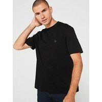 Boss C-Taut 01 Regular Fit Nickel Logo T-Shirt - Black