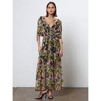 Religion Tiered Maxi Dress - Multi