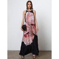 Religion Halter Neck Maxi Dress - Pink