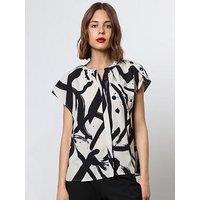 Religion Abstract Studded Shirt - White