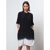 Religion Tunic Shirt Dress - Black