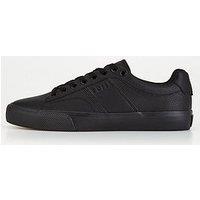 Boss Aiden Pipe Trim Leather Lace Tennis Sneaker