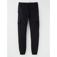 The Very Collection Boys Black Cargo Trouser