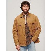 Superdry Surplus Four Pocket Chore Jacket - Brown