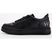 Hugo Kilian Bubble Heel Logo Lace Sneaker - Black