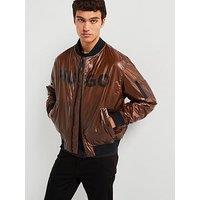 Hugo Byler2431 Heat Sensitive Colour Change Bomber Jacket - Brown/Orange