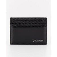 Calvin Klein Remote Textured Credit Card Holder - Black