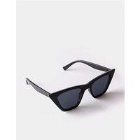 Mint Velvet Black Rectangular Sunglasses