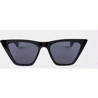 Mint Velvet Black Cat Eye Sunglasses