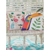 Fusion Tropical Flamingo Outdoor Cushion