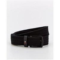 Tommy Hilfiger Denton Elastic Woven Belt - Black