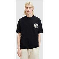 Allsaints Orlando Back Print T-Shirt - Black