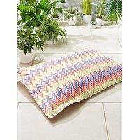 Kaikoo Indoor/Outdoor Extra Large Floor Cushion &Ndash; Chevron Print