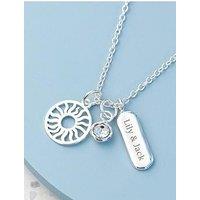 Treat Republic Personalised Eternal Sun Charms Necklace