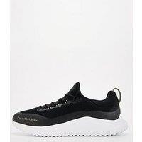 Calvin Klein Jeans Eva Sock Lace Knitted Runner - Black/White