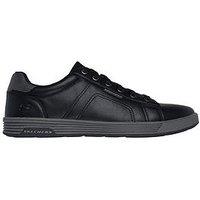 Skechers Cavell 6 Eyelet Lace Up Shoes - Black