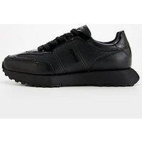 Calvin Klein Leather Lace Runner - Black