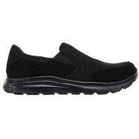 Skechers Work Relaxed Fit Flex Advantage Slip Resistant Trainers - Black