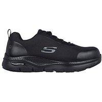Skechers Work Arch Fit Slip Resistant Ringstap Trainers - Black
