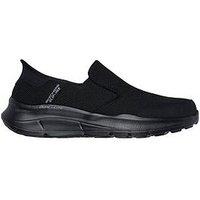 Skechers Slip-Ins Equalizer Relaxed Fit Trainers - Black Mesh