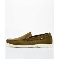 Tommy Hilfiger Casual Suede Loafer - Khaki